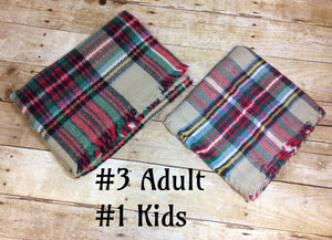Blanket Scarves For Adult and Kids
