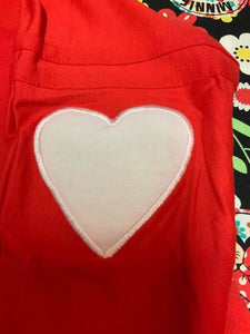 Valentine Jersey with Heart Sleeve