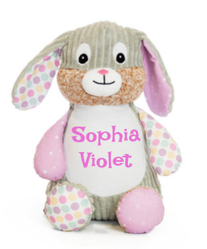Sophia Violet Cubbie Bunny (blank)