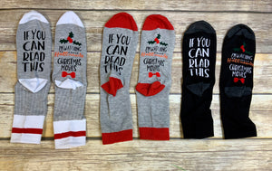 Holiday Crew Socks (must ship with other items will not ship less than 3 pairs alone