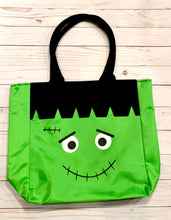 Halloween Tote Frank Cat and Pumpkin must ship with other items