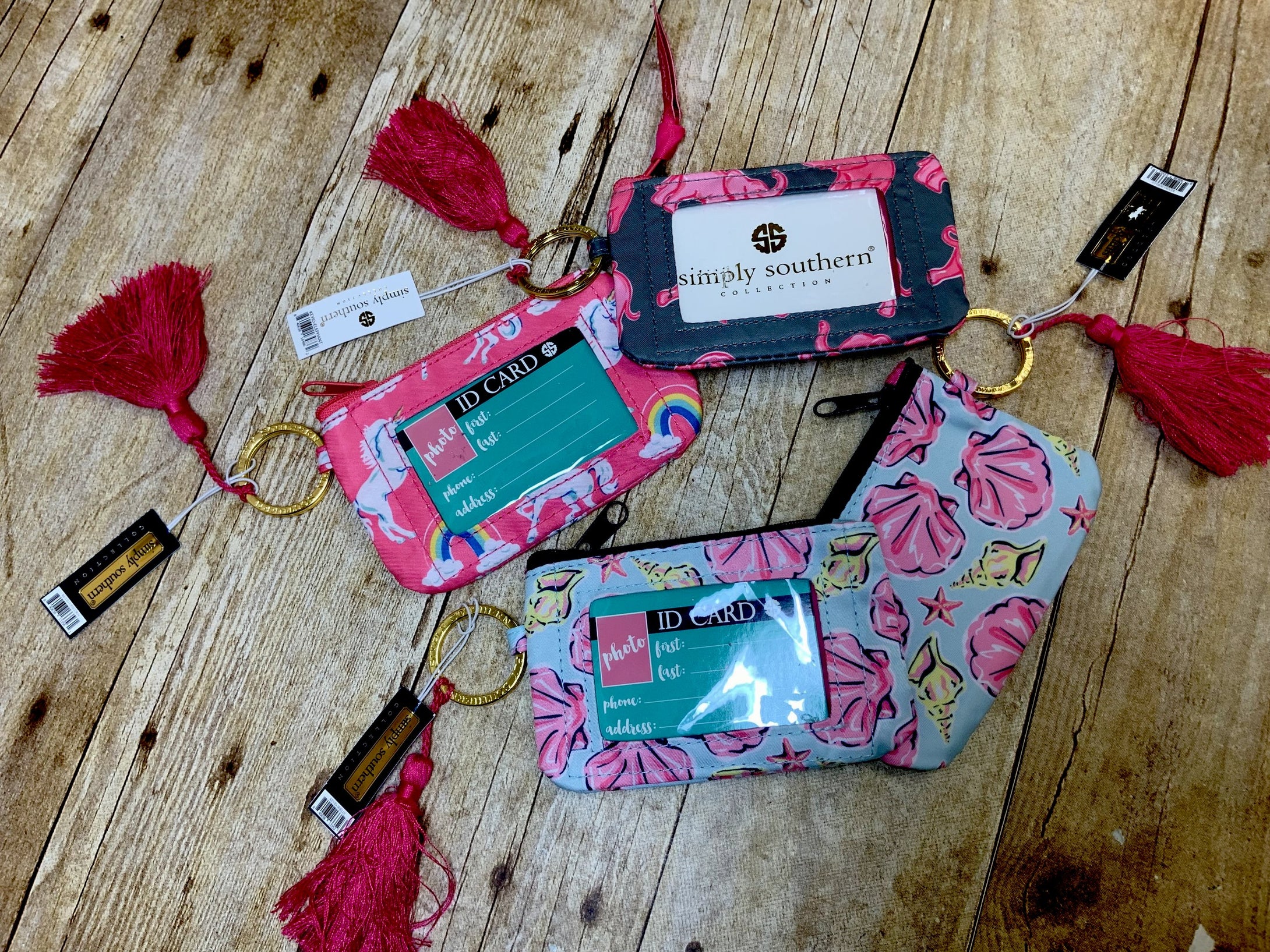 Simply Southern Key ID Holders With Tassel
