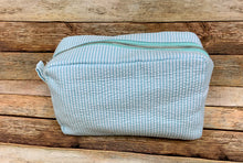 Seersucker Stripe Accessory Bags/ Cosmetic Bags