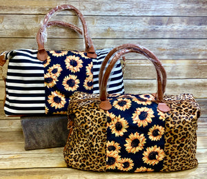 Sunflower Stripes and Leopard Weekender Collection