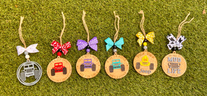 Off Road Car Charms Bag Tags
