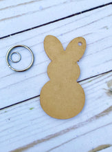 Easter Bunny Acrylic keychains / Basket Tags