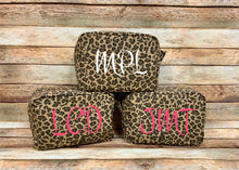 Leopard Accessory/ Cosmetic Bag (Blank)
