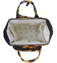 Sunflower and Leopard Print Diaper Bag Back Pack  (NGIL Brand)
