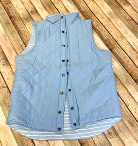 Quilted Monogram Reversible Vest
