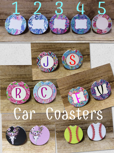 Ceramic Car Coasters